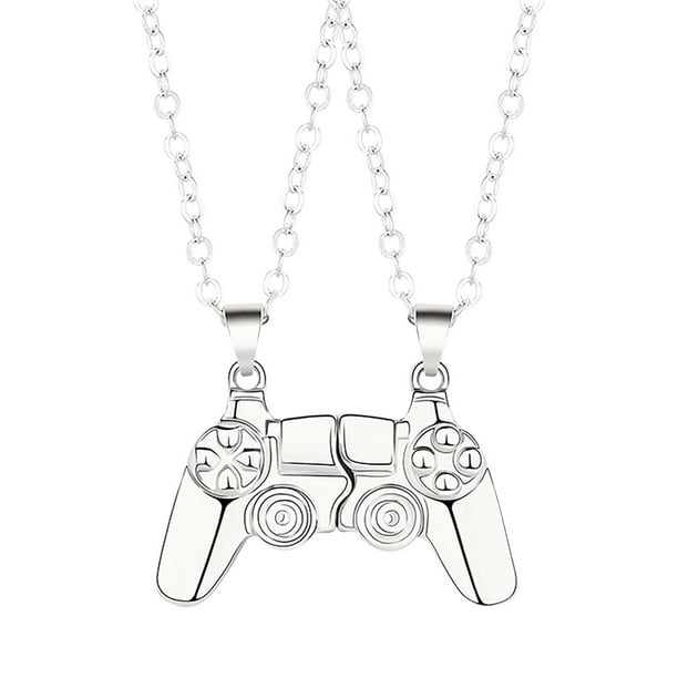 Collar de Pareja con Imán de Hierro | Conjunto Romántico a Juego para Hombre y Mujer | Regalo de San Valentín con Cadena Ajustable y Aleación | Amor y Compromiso