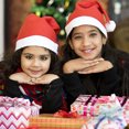 thumbnail image 5 of Gorros rojos de Papá Noel para adultos, niños, mujeres y hombres, gorros navideños suaves, suministros para fiestas navideñas, gorros de tela no tejida, suministros de decoración navideña para el hoga, 5 of 5