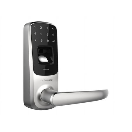 Ultraloq - Smart Lock Bluetooth Replacement Handle with Electronic and Biometric Access - Satin nickel