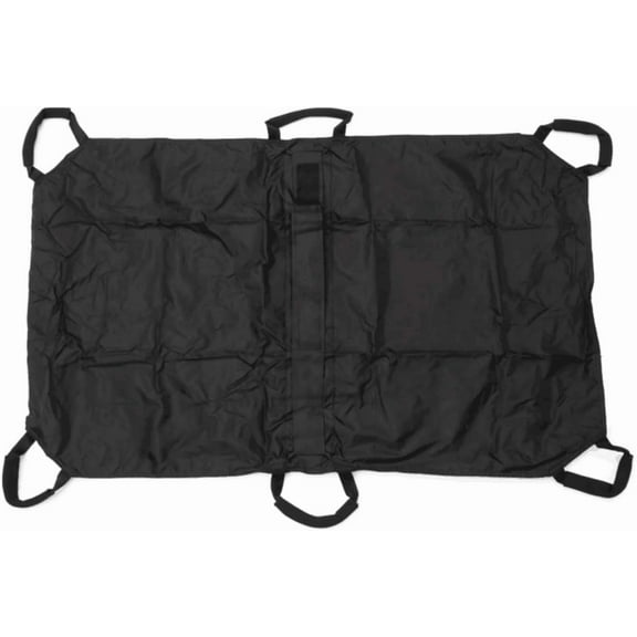 Transport Stretcher for Dogs | Emergency Animal Carrier with Safety Strap | 250 Pound Weight Limit | Pet Stretcher Size: 47 L X 29 W inches Pet Carrier (Black)