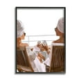 thumbnail image 2 of Stupell Industries Summer Friends Relaxing on Beach Coastal Painting White Framed Art Print Wall Art, 2 of 5