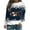 Navy, variant on Tetras Fall Sweatshirts for Women,Women's Winter Printed Loose T-Shirt,Long Sleeves Blouse,Round Neck Casual Tops