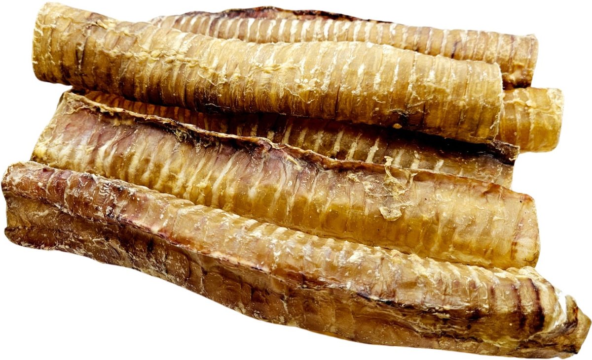 The Treat Shack 12-in Whole Beef Trachea Tubes Natural Dog Chew Treats, 8CT