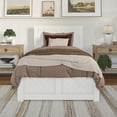 thumbnail image 2 of AFI Canyon Lit Plateforme Moderne en Bois Simple TG avec Lit Gigogne Blanc, 2 of 29