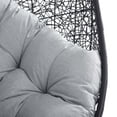 thumbnail image 6 of Modway Encase Sunbrella® Swing Outdoor Patio Lounge Chair in Black Gray, 6 of 8