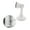 white, variant on TALENO Door Stoppers for Bottom of Door,Anti-Collision Buffer Design Magnetic Door Stopper,Matching Screws Security Door Stopper,sliver