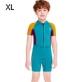 thumbnail image 2 of Niños Tamaño Sunprotección Sunprotection Traje de buceo Ultrathin Neopreno Nylon Traje de baño de una sola pieza para el buceo juvenil Snorkeling Surfing Natación Amarillo XL Noticed OD003672-04, 2 of 7