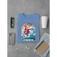 thumbnail image 3 of ICEE Surfing Wave Vibes - Cool Graphic Design Men's T-shirt, 3 of 4