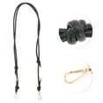 thumbnail image 3 of Unique Bargains 1 Pc Adjustable Handbag Strap for Office Black PU Metal, 3 of 4
