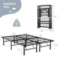 thumbnail image 3 of Gymax 14'' Full Size Foldable Metal Platform Bed Mattress Foundation Tool-Free Assembly, 3 of 6