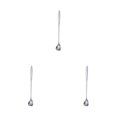 thumbnail image 3 of Kearding Cuchara agitadora de acero inoxidable con asa, cucharas para palitos de vino, barman, Bar, Club, herramienta para el hogar, club Type1 NO1, 3 of 6