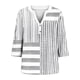 thumbnail image 5 of Xuyuer Womens Plus Size Tops 3/4 Sleeve Blouses Shirts Casual V Neck Loose Tunic Tops 1X-5X Tops with Button Cuffs Dressy Casual V Neck Summer Outfits Early Fall Fashion Clothes 2026, 5 of 5