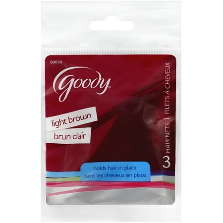 UPC 041457000366 product image for 1 Pack - Goody Hair Net  Light Brown 3 ea | upcitemdb.com