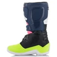 thumbnail image 3 of Alpinestars Tech 3S Youth MX Offroad Boots Black/Blue/Pink 7 USA, 3 of 7
