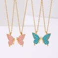 thumbnail image 6 of MISS RIGHT Cute Butterfly BFF Necklaces for 2, Blue Enamel Butterfly Friendship Necklace for Women Best Friend Birthday Gift, 6 of 7