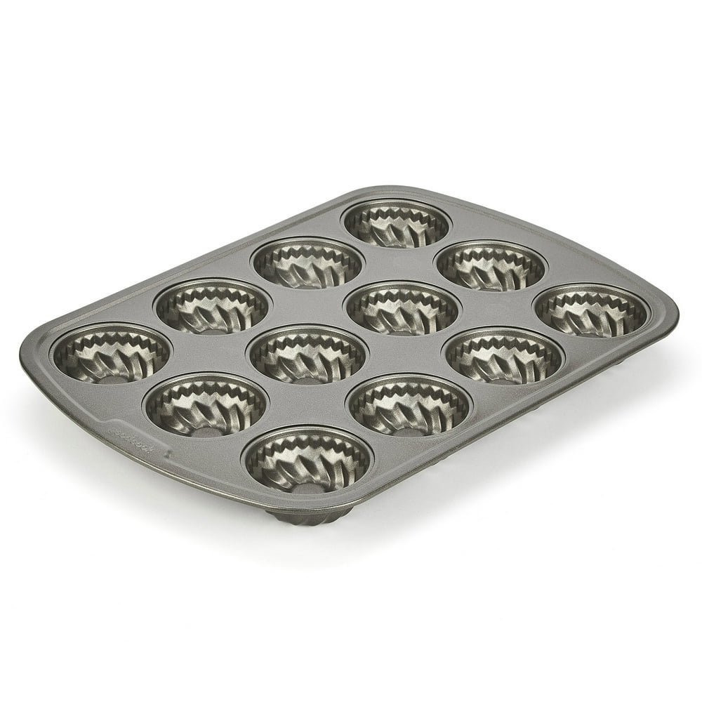 GoodCook 12cup Mini Fluted Cake Pan, Nonstick