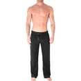 thumbnail image 4 of Mens Cherokee Polar Fleece French Terry Knit Pajama Pants Sleepwear Charcoal XL, 4 of 4