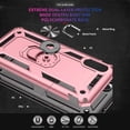 thumbnail image 3 of Samsung A10E Phone Case, Galaxy A10E Phone Case with Screen Protector, Military Grade Protective Cases with Ring for Samsung Galaxy A10E (Rose Gold), 3 of 13