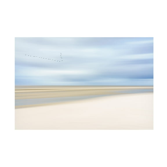 Canvas Wall Art - Dieter Reichelt 'At The Ocean Iii' Wall Art for Living Room, Bedroom, or Office Décor by Trademark Fine Art - 19 x 12 Inches