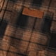 thumbnail image 3 of Blusa y camisa de manga larga con cuello vuelto para hombre, blusa informal a cuadros con botones y cuello vuelto, blusa de manga larga para hombre, 3 of 8