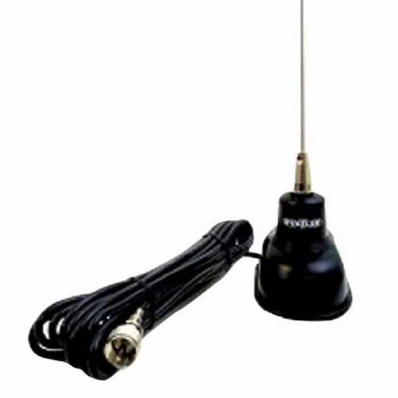 Hustler IC11B Trunk Mount Antenna, Black