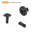 thumbnail image 4 of Tornillos autorroscantes de cabeza Phillips Uxcell, #8 x 1/2" tornillo de metal para láminas de acero inoxidable 410, negro, paquete de 50, 4 of 4