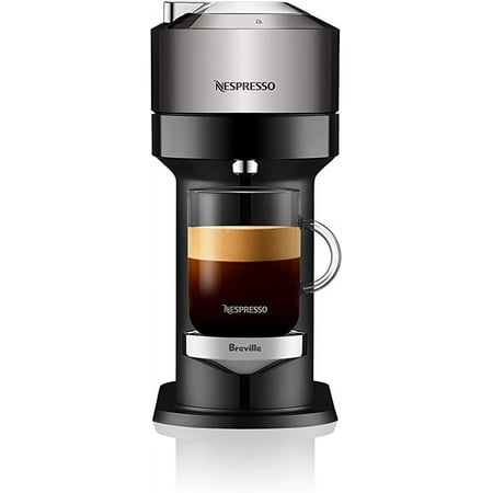 Nespresso - Vertuo Next Deluxe Bundle by Breville - Dark Chrome