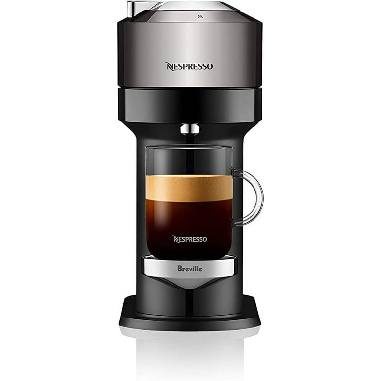 Nespresso Vertuo by Breville with Aeroccino Milk Frother, Pure Chrome