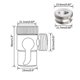 thumbnail image 4 of Adaptador de grifo de interruptor, divisor de fregadero de cocina, válvula desviadora, Conector de grifo de agua para inodoro, bidé, ducha, accesorios de Kichen oso de fresa Hogar, 4 of 5