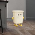 thumbnail image 1 of Elodie Creative Trash Can Funny Household Compost Bucket for Dorm Office Under Desk Standing 12L, 1 of 8