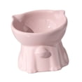 thumbnail image 3 of Cuenco elevado para gatos, perros y gatos, antideslizante, elegante. Rosa, 3 of 8