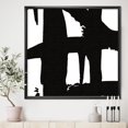 thumbnail image 2 of Designart Black & White Crossing Paths II Framed Wall Art, 2 of 3