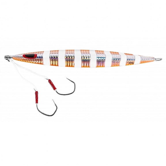 Williamson Kensaki Jig Orange Zebra Pearl, 280g Jigs