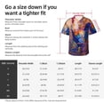 thumbnail image 6 of Lsque Rooster Oil Painting pattern Hawaiian Shirt for Men, Unisex Summer Beach Casual Short Sleeve Button Down Shirts-Medium, 6 of 9