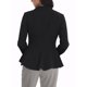 thumbnail image 3 of Blazer Peplum de Mujer Chic Inspire con Cuello Alto, Manga Larga y Un Solo Botón, Talla XS, Negro, 3 of 7
