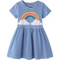thumbnail image 1 of Codkkre Robes pour Filles Robes d'Été pour Tout-Petits Robe d'Été pour Enfants Robe de Fête d'Anniversaire 2-8 Ans, 1 of 6