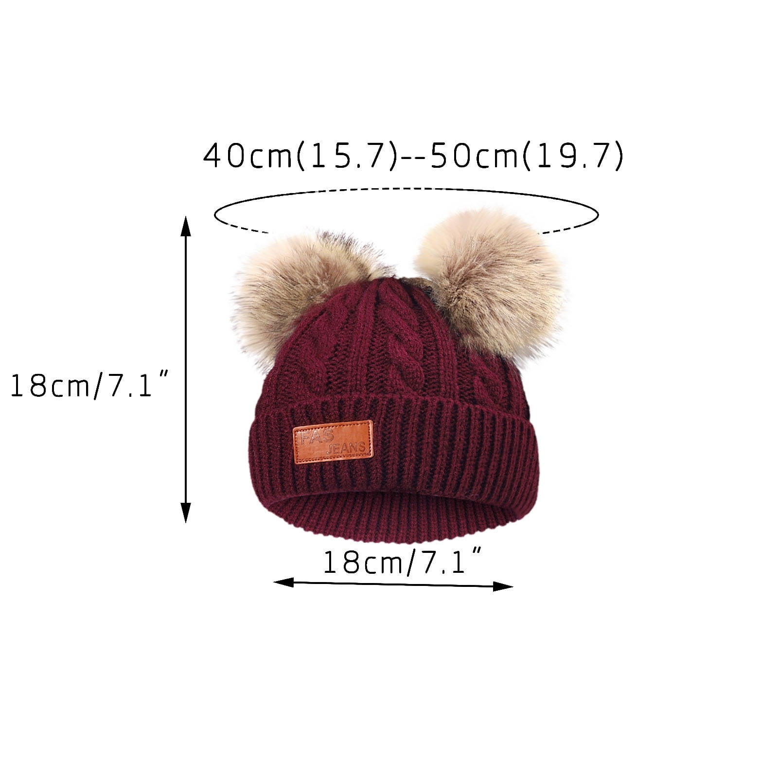 Color Kids Beanie - Knitted - Total Eclipse » Fast Shipping