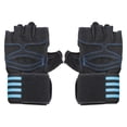 thumbnail image 4 of Guantes de fitness XL azules con diseño de medio dedo para un mejor agarre en deportes y entrenamiento en el gimnasio, 4 of 8