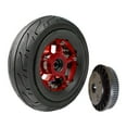 thumbnail image 1 of Piezas de repuesto versátiles de la rueda de neumáticos para el scooter eléctrico Rueda trasera roja, 1 of 8