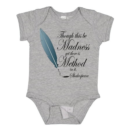 

Inktastic Shakespeare Hamlet Madness Gift Baby Boy or Baby Girl Bodysuit
