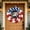 Red, variant on Darzheoy American Flag Wreath Tricolor Eagle Hanging Ornament for Independence Day Front Door Wall Decor Outdoor