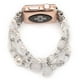 thumbnail image 3 of Banda compatible con Apple Watch 38-40 mm / 42-44 mm, reemplazo de pulsera de ágata hecha a mano elástica para mujeres y niñas para Apple Watch Series / 4/3/ 2/1 MFZFUKR 2033277-4, 3 of 9