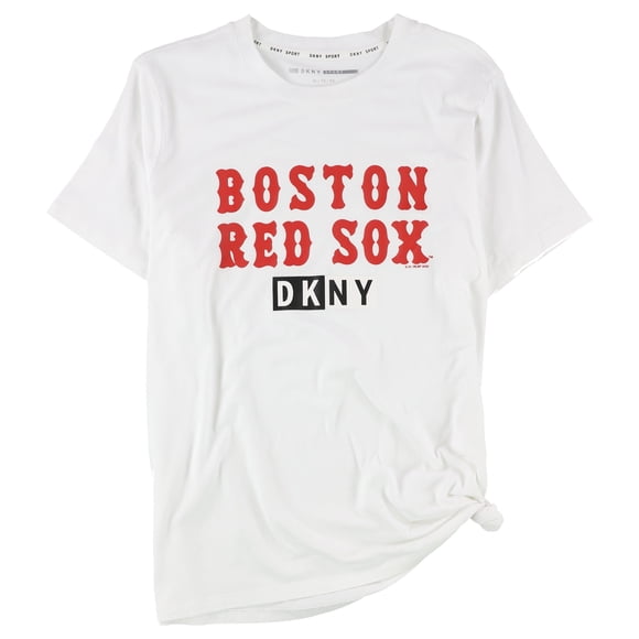 DKNY Womens Boston Red Sox Graphic T-Shirt brx L