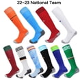 thumbnail image 2 of Calcetines de fútbol del equipo nacional para adultos y niños, medias deportivas antideslizantes con fondo de toalla gruesa para entrenamiento de fútbol, 22/23 estaciones en  unisex, 2 of 2