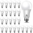 thumbnail image 1 of Bombilla LED Energetic A19, 8,5 W, 60 W, equivalente a 5000 K, paquete de 24, 1 of 7