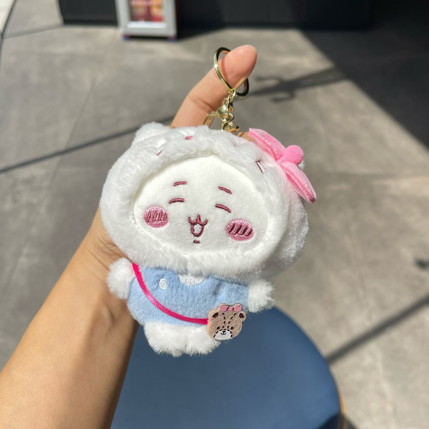Sanrio Hello Kitty Key Chain Pair Stuffed Plush Lucky Mascot