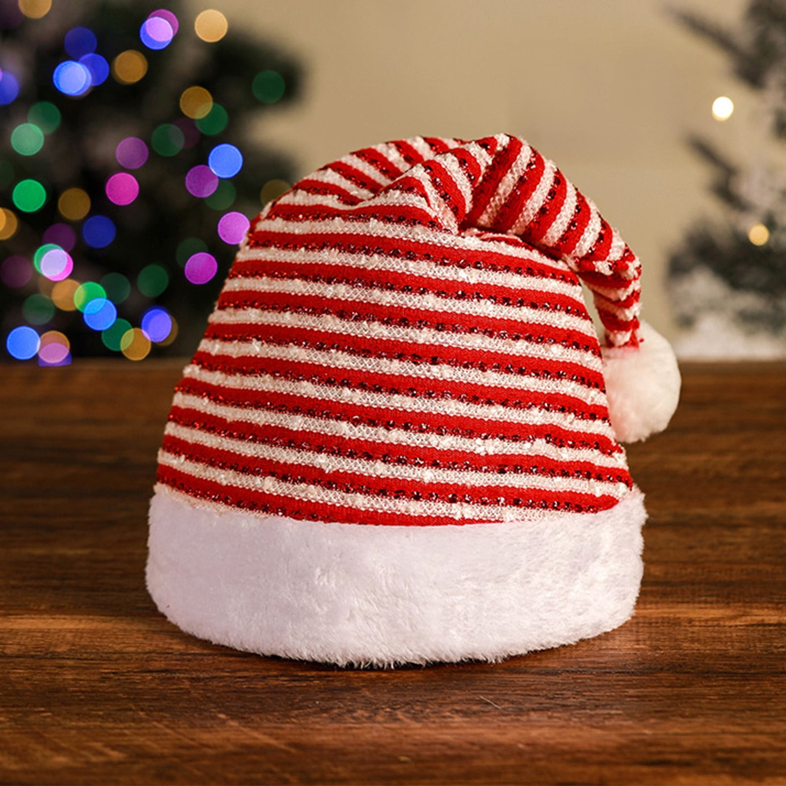 Bonnet De Noël Bonnet De Père Noël, 3 Pièces, Noël Rouge, Bonnet De Père Noël En Peluche, épais,... | Bol Chapeau Pere Noel Enfant