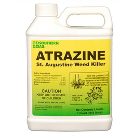 Atrazine St. Augustine Weed Herbicide - 1 Quart (Best Time To Weed And Seed Lawn)