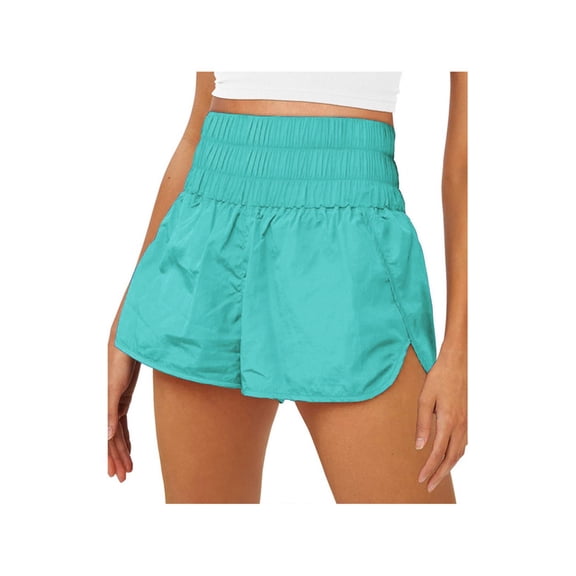 Women's High Waisted Sports Shorts, Quick Dry Stretch Running Shorts for Workout, Training and Casual Activewear
