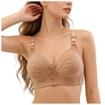 thumbnail image 5 of idosla Women Padded Push Up Bras Seamless Soft Underwire T-Shirt Bra (Beige, 40), 5 of 6